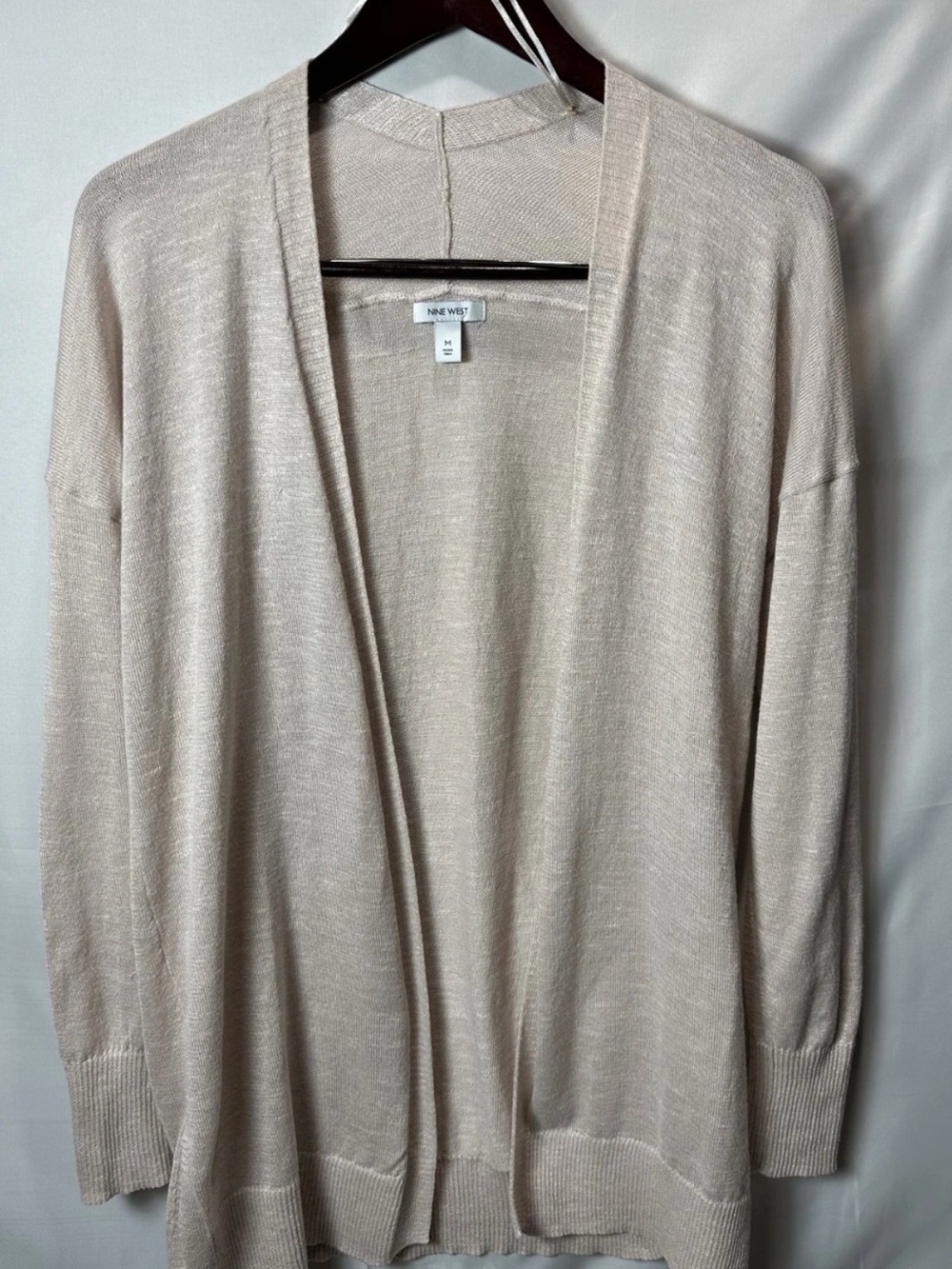 Nine West Open-Front Cardigan